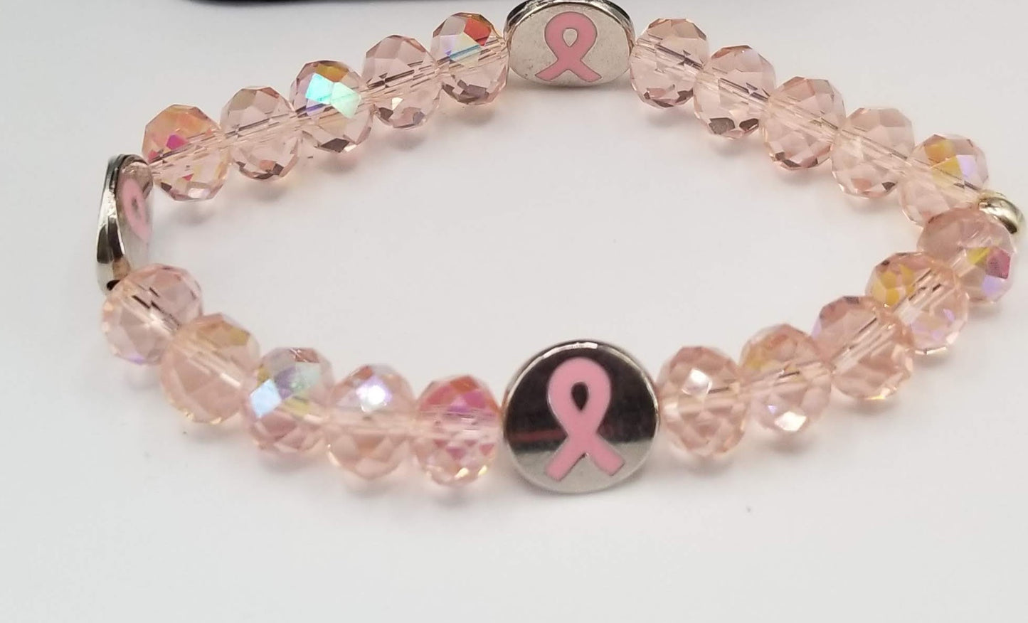 Pink Breast Cancer Awareness Bracelet
