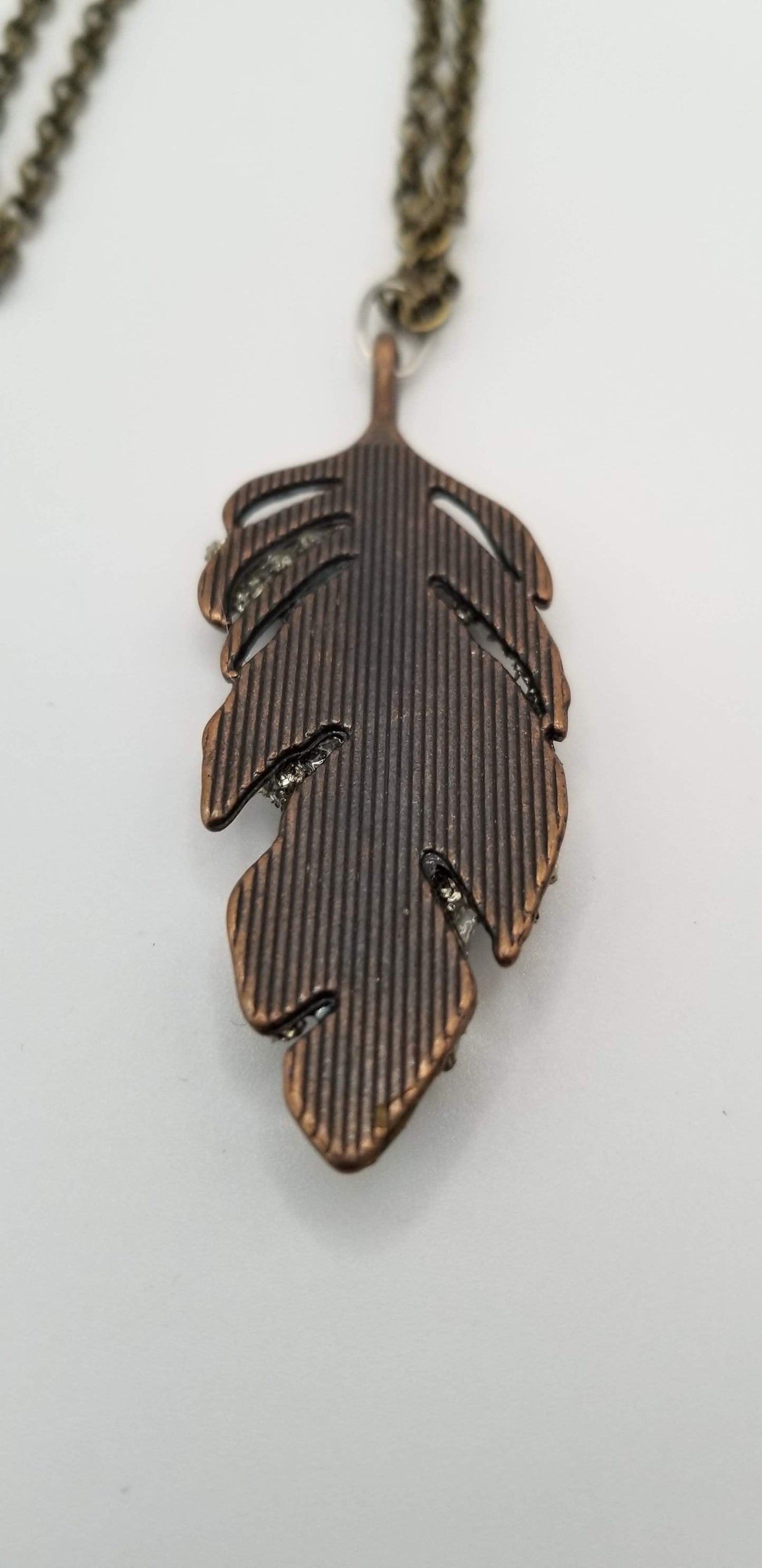 Handcrafted Jewelry By Teri C Necklace Leaf Pendant Necklace