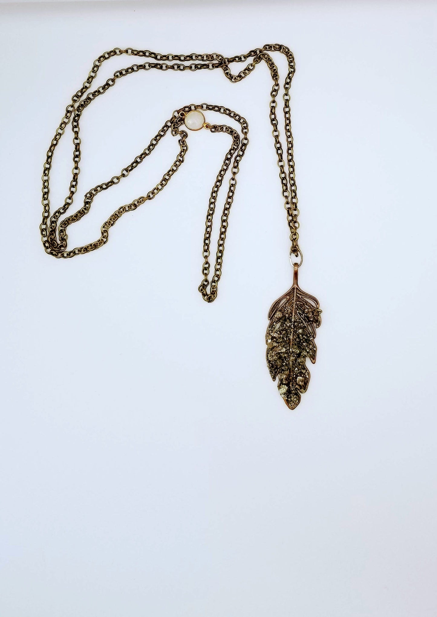 Handcrafted Jewelry By Teri C Necklace Leaf Pendant Necklace