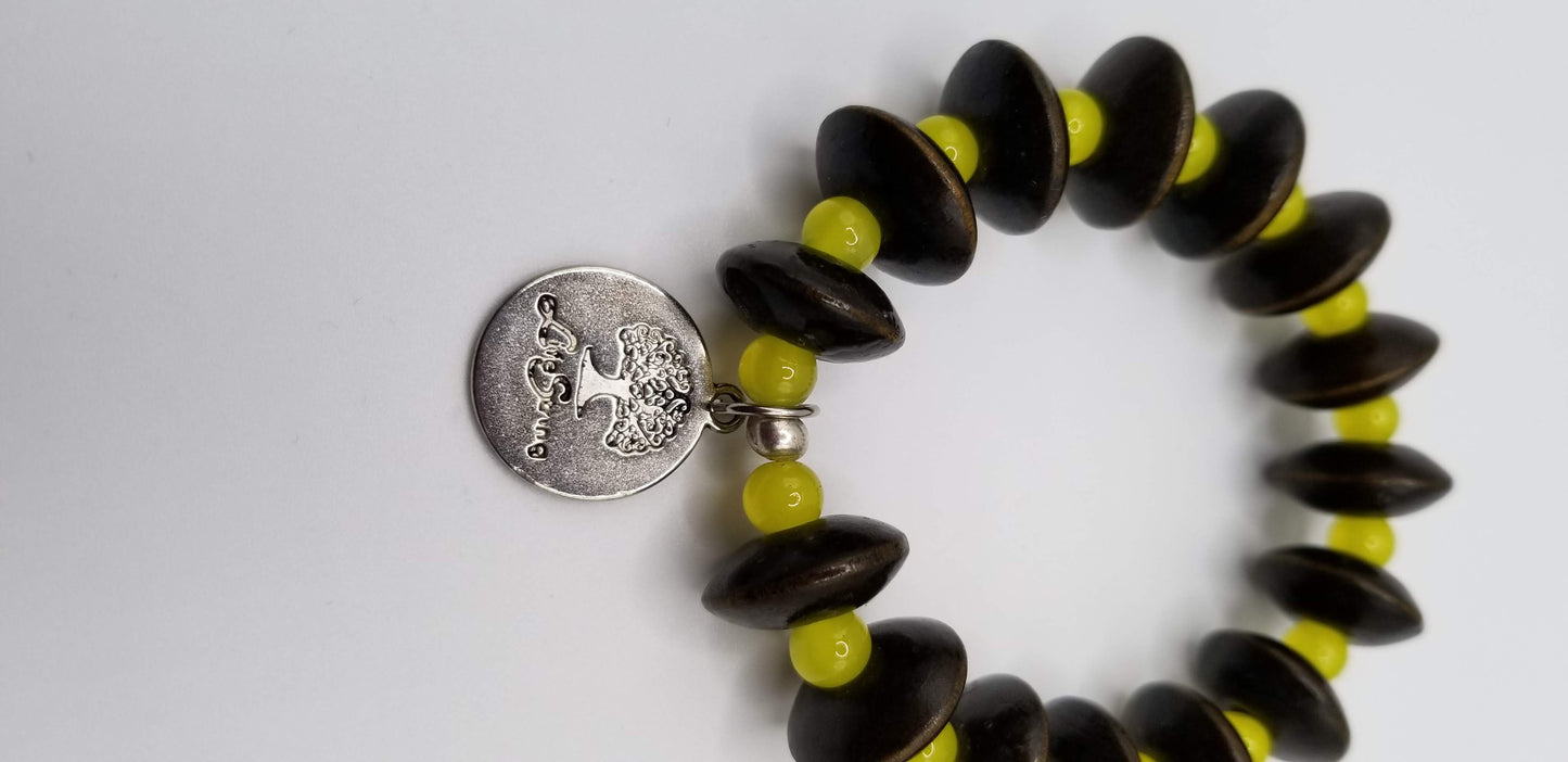 Handcrafted Jewelry By Teri C Tree Of Like wood Bracelet