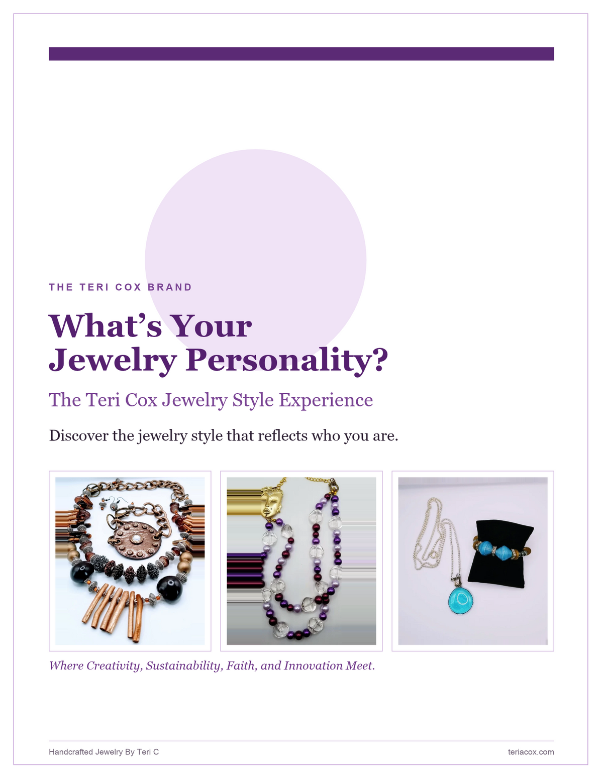What's Your Jewelry Personality? — The Teri Cox Jewelry Style Experience
