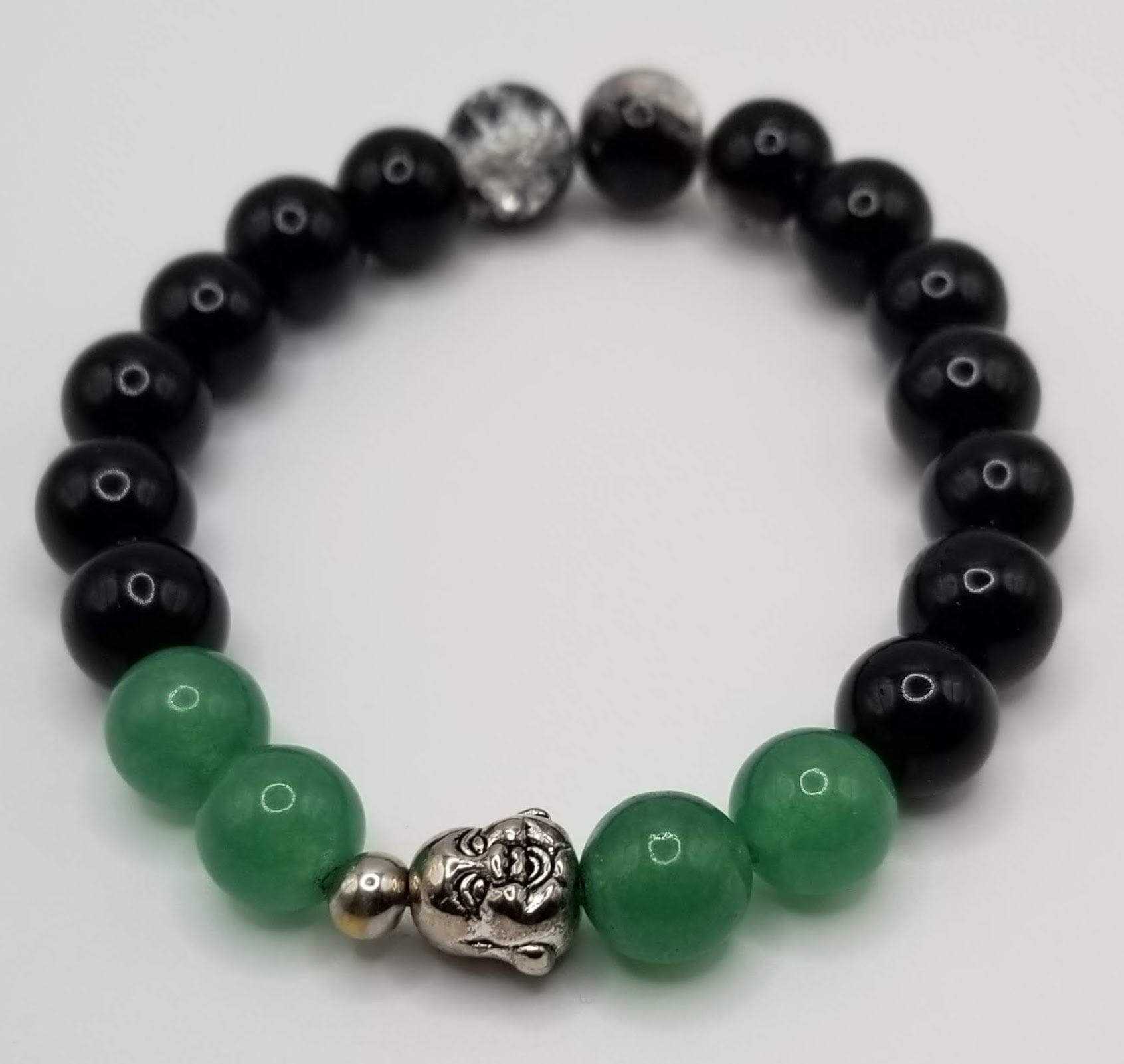 Handcrafted Jewelry By Teri C Beaded Bracelet Zen Bracelet Featuring Buddha Focal Bead