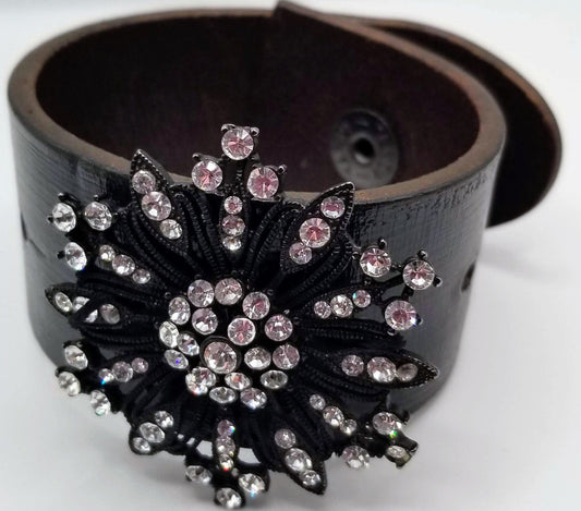 Handcrafted Jewelry By Teri C Leather Bracelet Handmade Leather  Bracelet