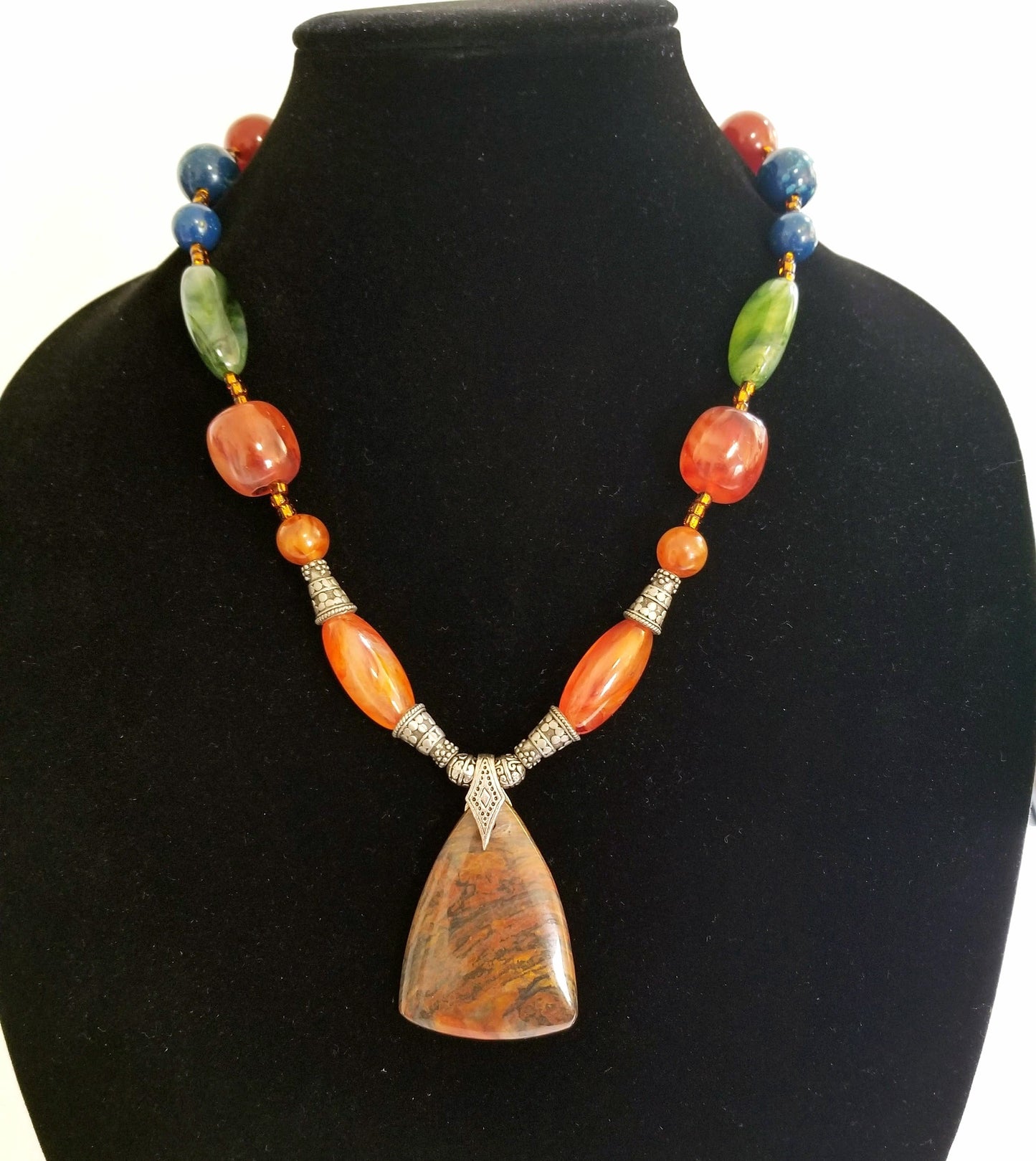 Handcrafted Jewelry By Teri C Necklace Necklace Of Many Colors