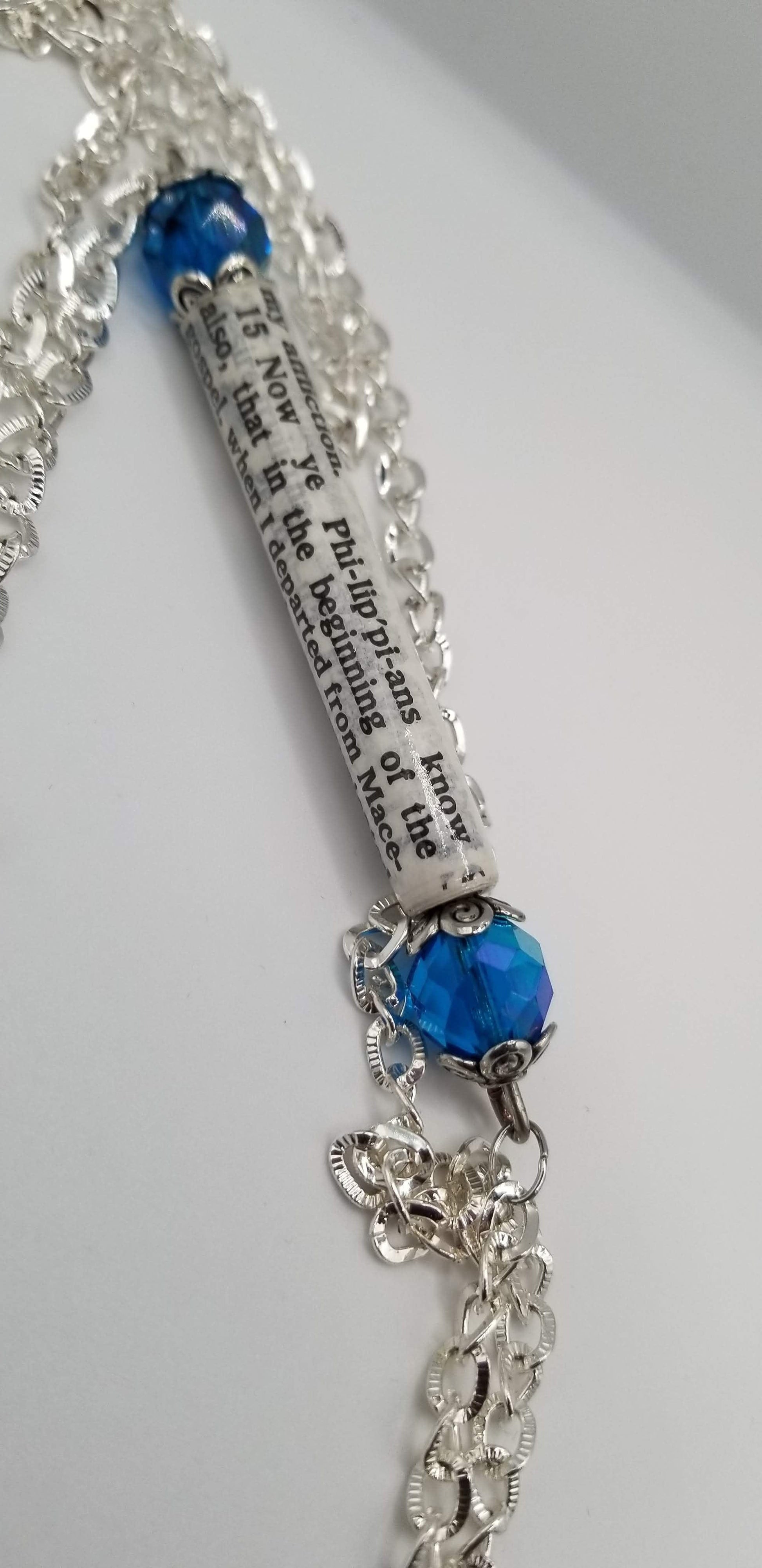 Handcrafted Jewelry By Teri C Necklace Words Of Faith