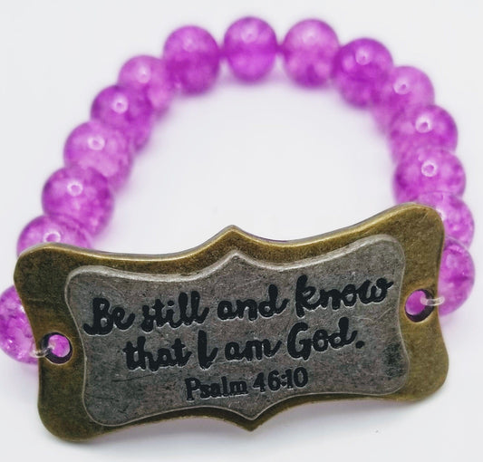 Handcrafted Jewelry By Teri C Stamped Bracelet Elevate Your Vibe with Our Collection of Inspirational Stretchy Bracelets