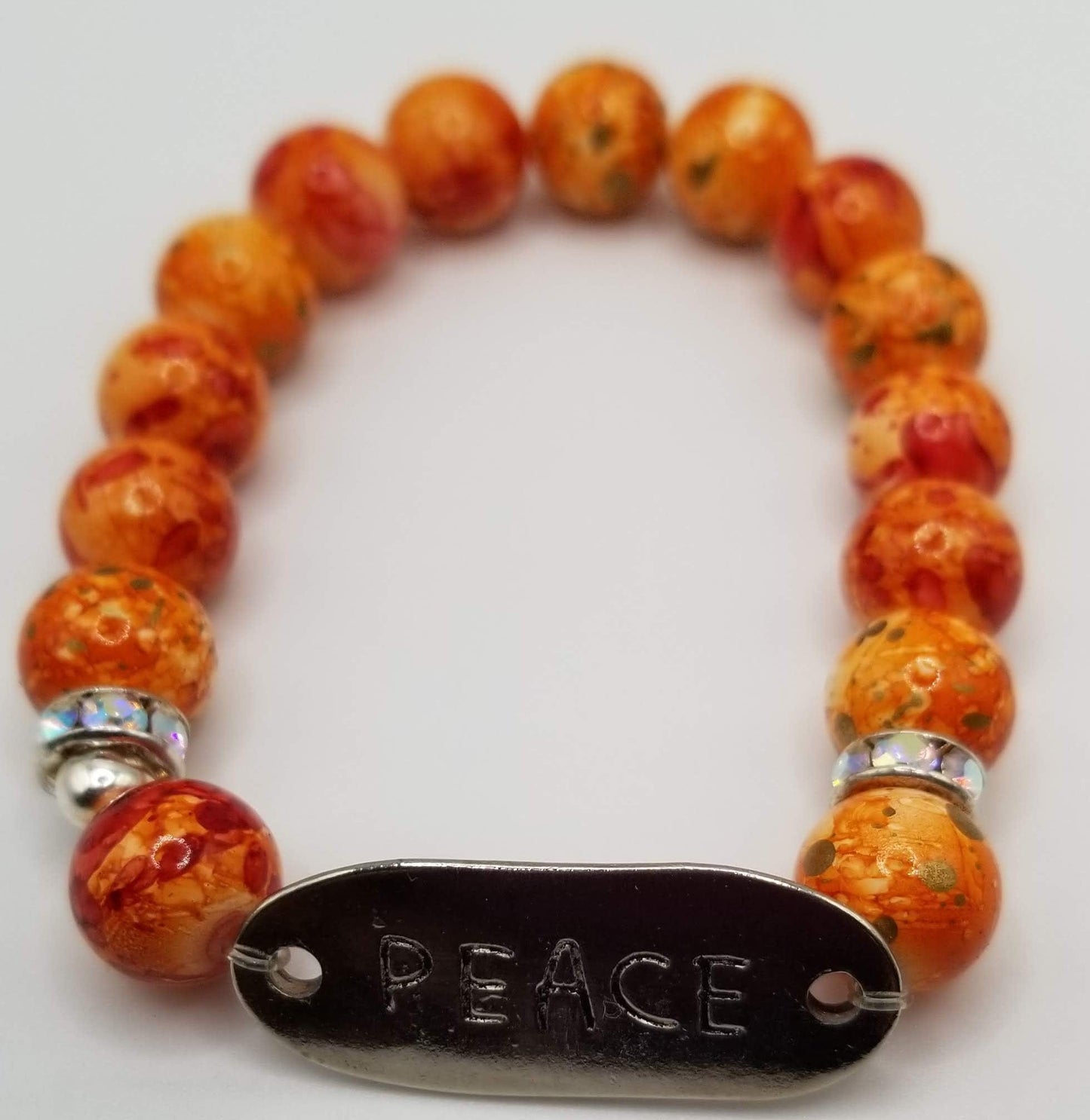 Handcrafted Jewelry By Teri C Stamped Peace