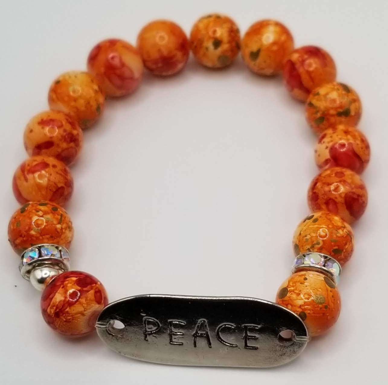 Handcrafted Jewelry By Teri C Stamped Peace