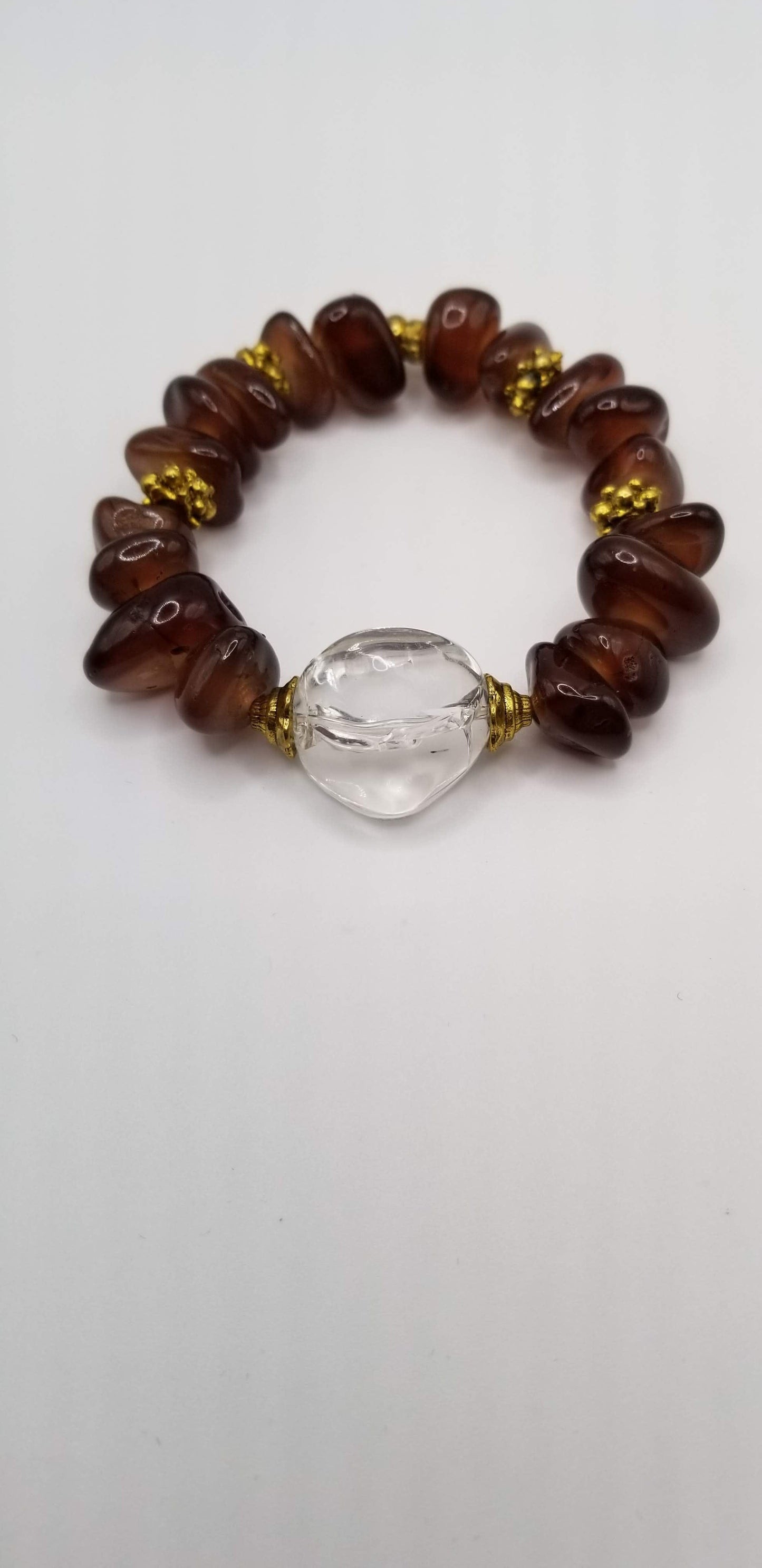 Handcrafted Jewelry By Teri C Summer Chocolet Chip Bracelet