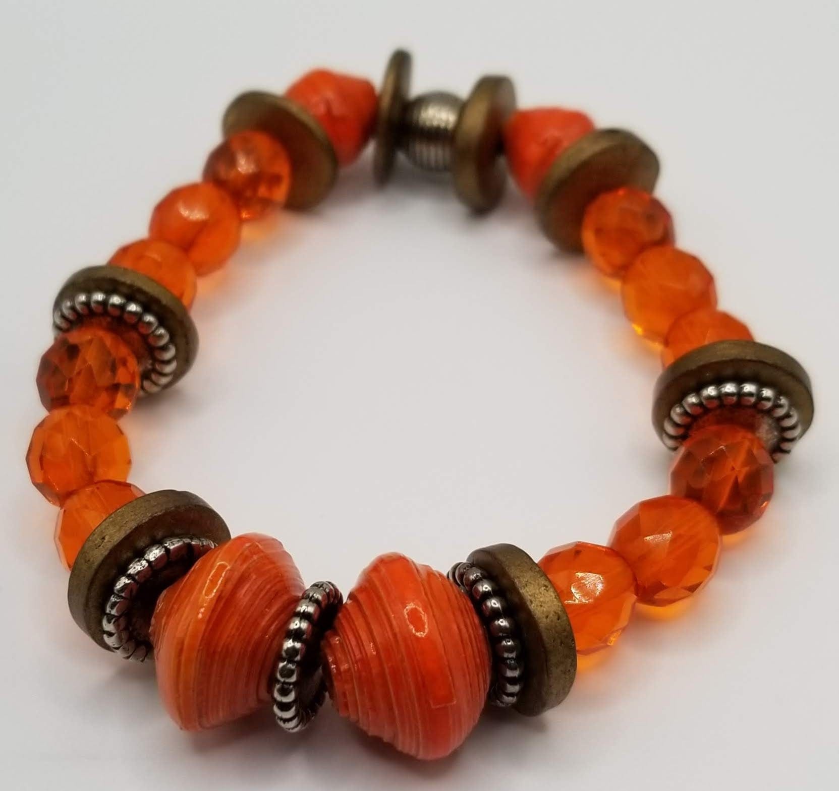 Handcrafted Jewelry By Teri C Wood & Orange
