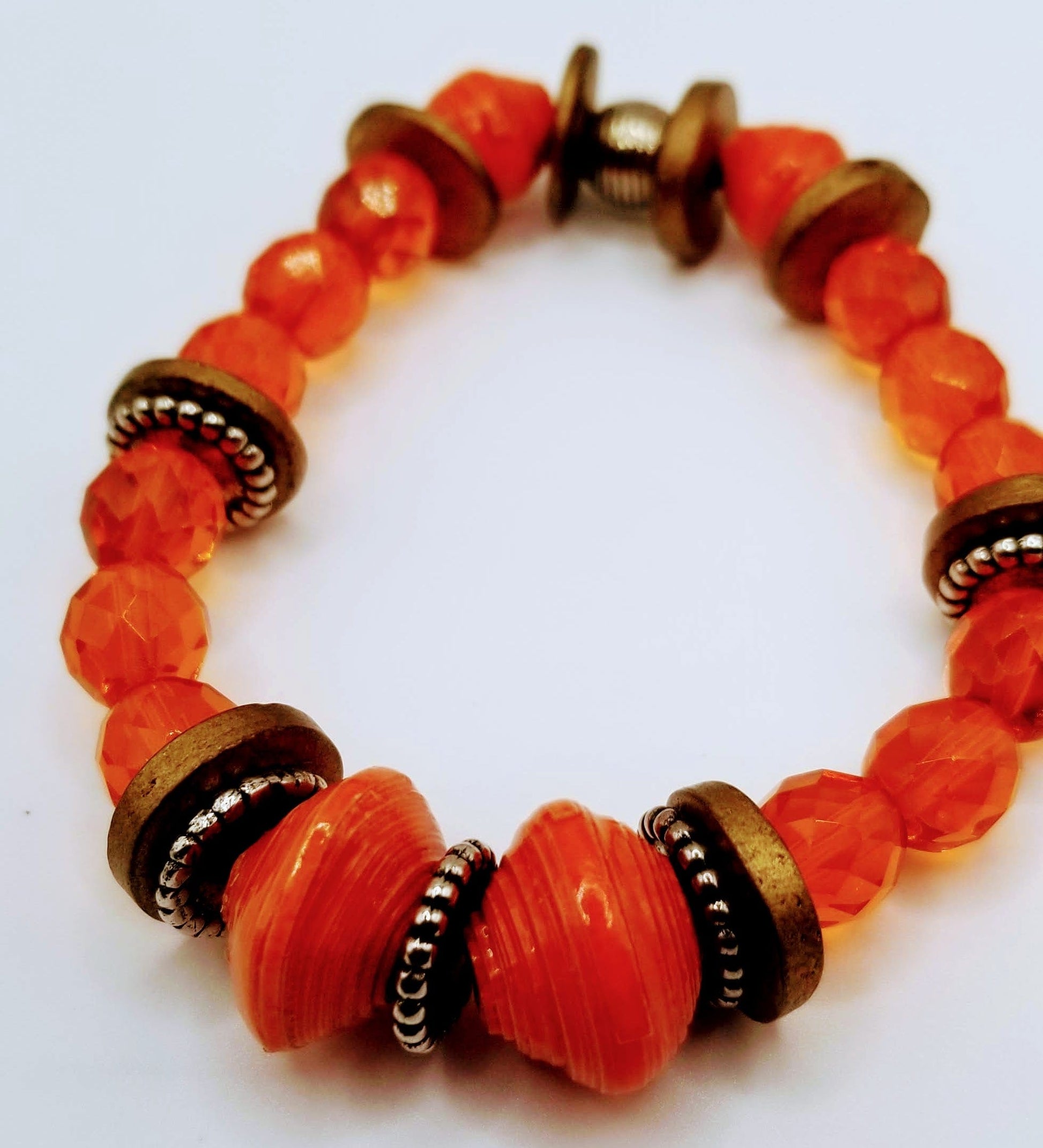 Handcrafted Jewelry By Teri C Wood & Orange